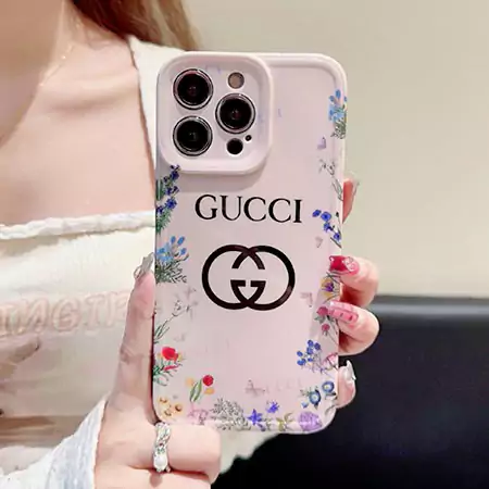 gucci glossy floral iphone 16/16pro/pro max case