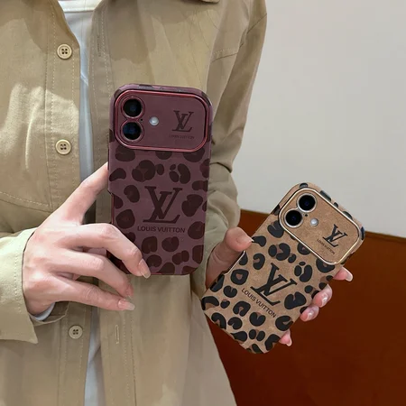 electroplated fuzzy leopard - print iPhone case