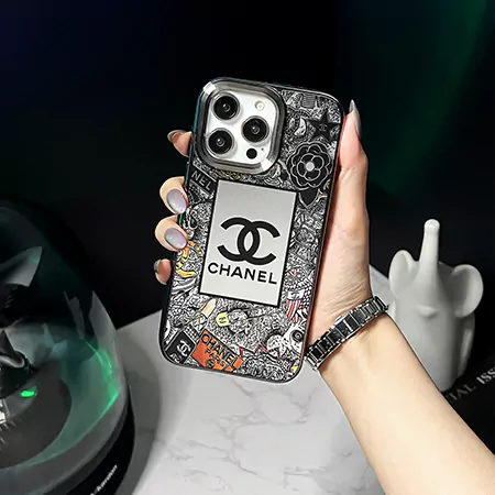 chanel black and white checkerboard iphone case