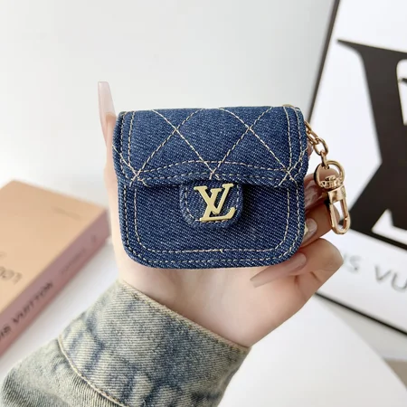LV - style denim AirPods case