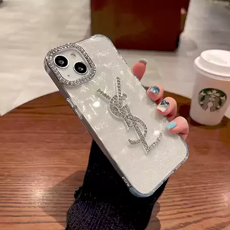 yves saint laurent rhinestone iphone case