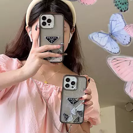 prada transparent flowing iphone case