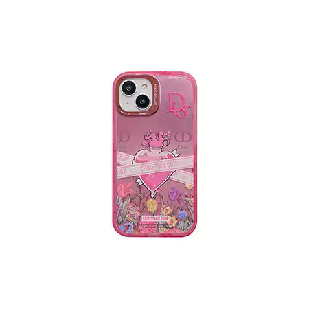dior semi-transparent bear stand iphone 16/16pro/pro max case