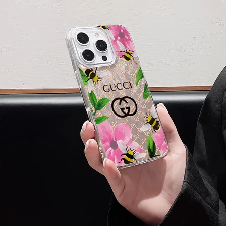 Gucci - inspired feather - gauze pattern bee iPhone case