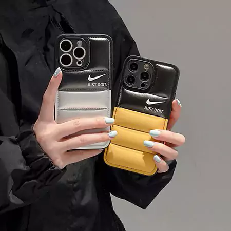 nike dual-color puffer iphone 16/16pro/pro max case