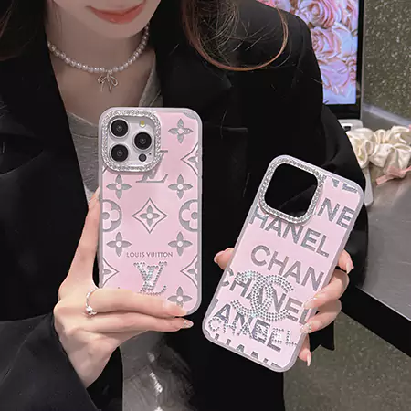 chanel louis vuitton rhinestone - embellished camera lens pink series point - drilled iphone case