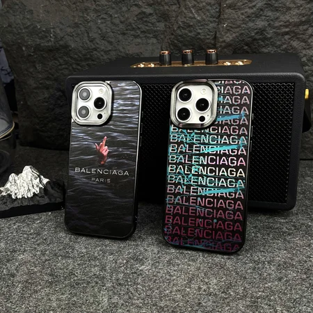 sterling silver plated balenciaga iphone case
