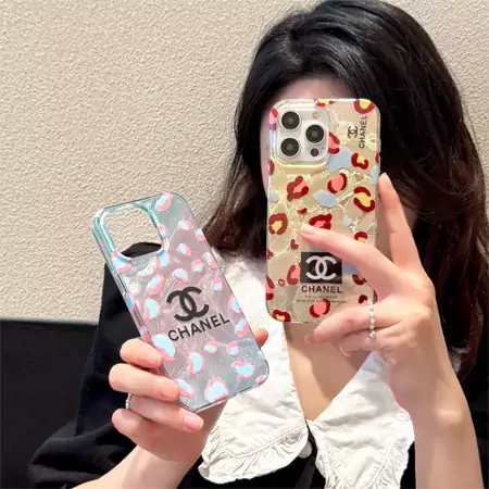 chanel leopard print iphone case
