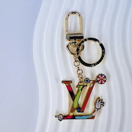 Louis Vuitton colorful panda keychain