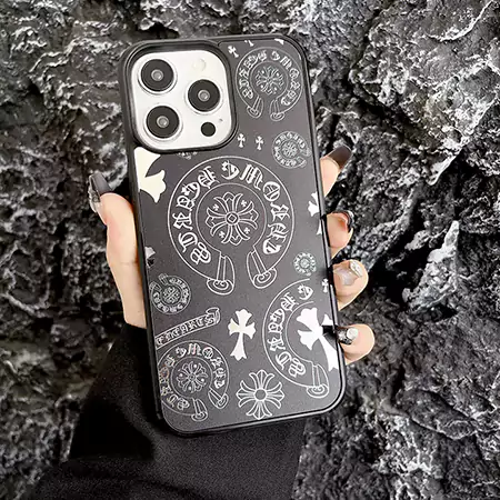 chrome hearts gothic motif magsafe - compatible iphone case
