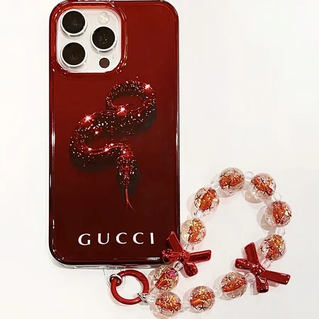 gucci glittery snake iphone case