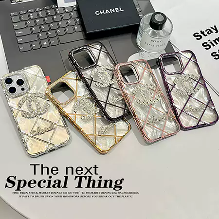 chanel quilted rhinestone organza cardstock iphone case