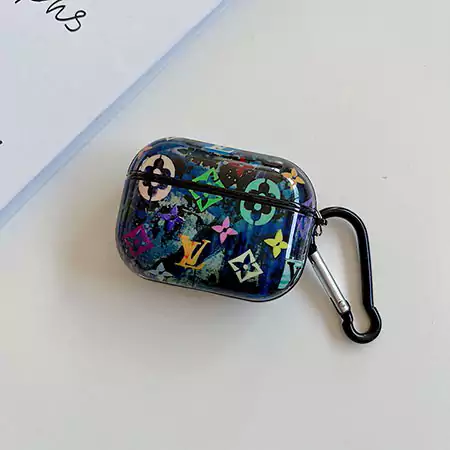 LV - inspired monogram AirPods case