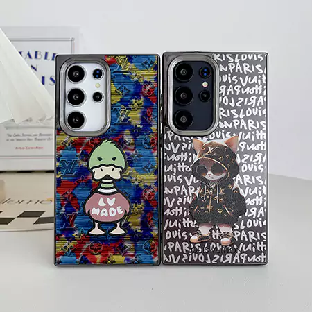 louis vuitton side - sticker carbon fiber pattern hot - stamped silver electroplating iphone case