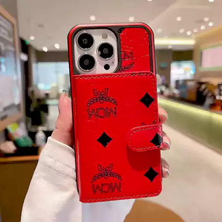 mcm card holder two - tone edge iphone case