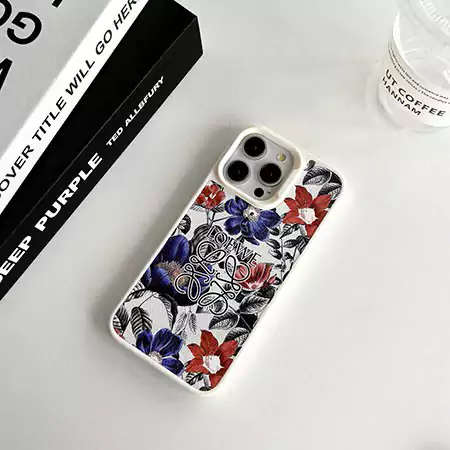 loewe floral pattern iphone case