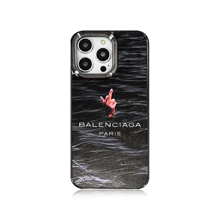 sterling silver plated balenciaga iphone case