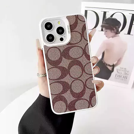 coach litchi - texture iphone case