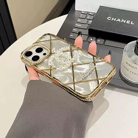 chanel quilted rhinestone organza cardstock iphone case