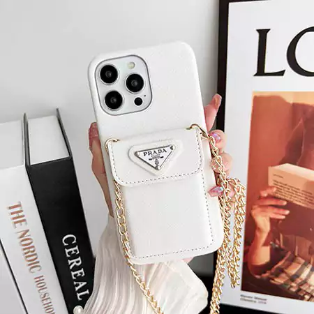 Prada leather phone case