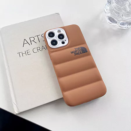 the north face multi - color down jacket inspired iphone case