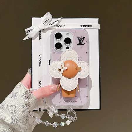 Louis Vuitton diamond - studded phone case