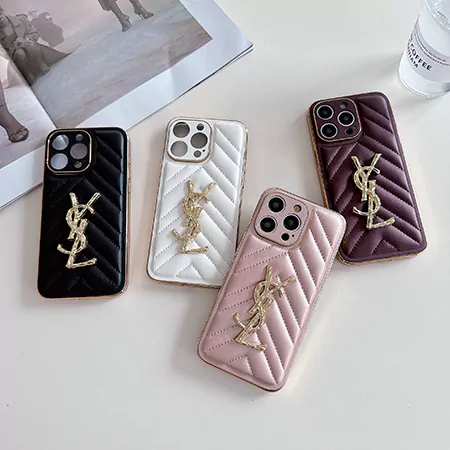 yves saint laurent quilted stripe iphone case