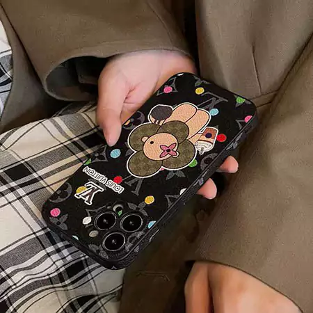louis vuitton leather sunflower monogram iphone case