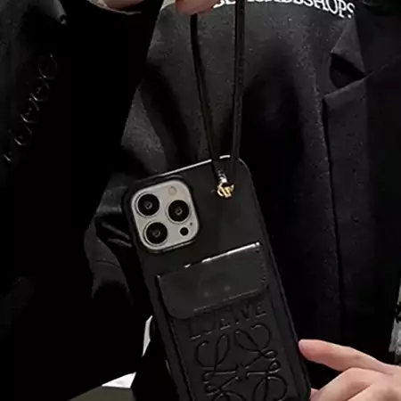 loewe card holder wrist strap iphone case