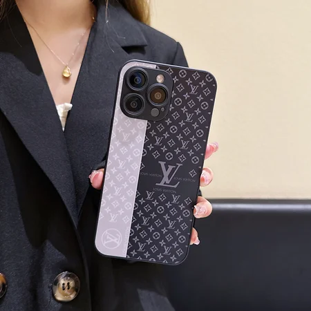 matte glass LV phone case