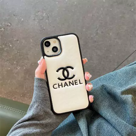 chanel embossed iphone case
