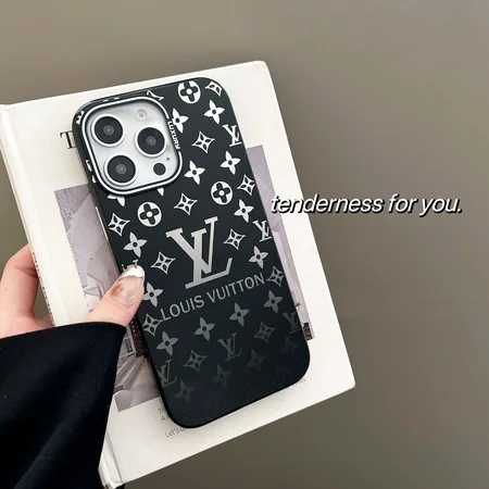 LV black monogram iPhone case