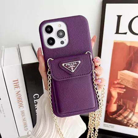 Prada leather phone case