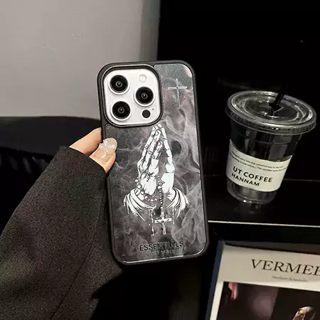 chrome hearts magnetic mirror praying hands iphone case