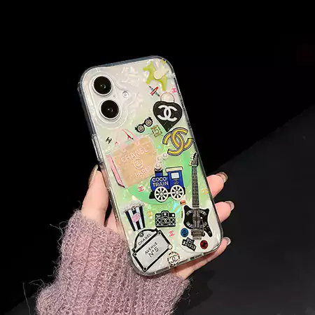 chanel colorful shell magnetic iphone case with magnetic stand