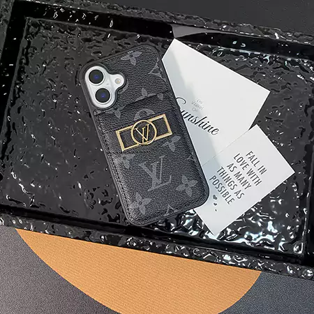 LV Daphne gold - logo card - holder iPhone case