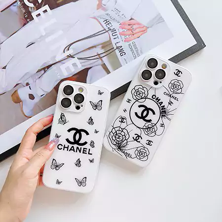 chanel butterfly and flower iphone case