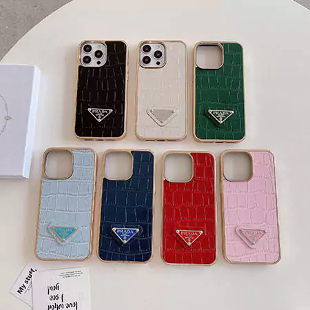 prada multi - colored crocodile - embossed iphone case