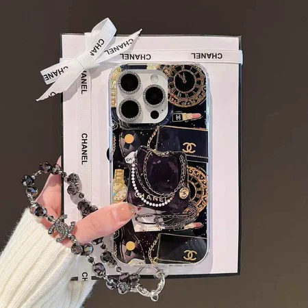 chanel double - layer laser relief series iphone case
