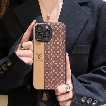 matte glass LV phone case