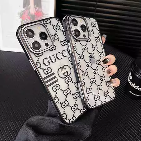 gucci electroplated transparent iphone case
