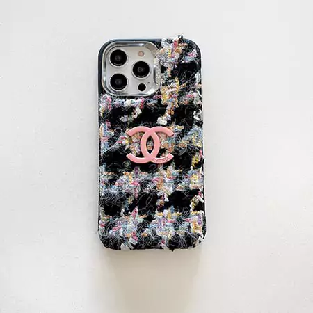 chanel cloth tweed iphone case