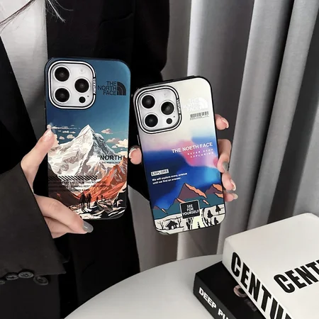 the north face mountain landscape iphone case