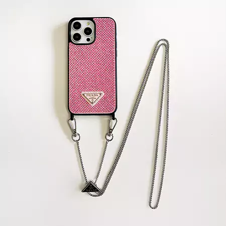 prada all - over rhinestone crossbody iphone case