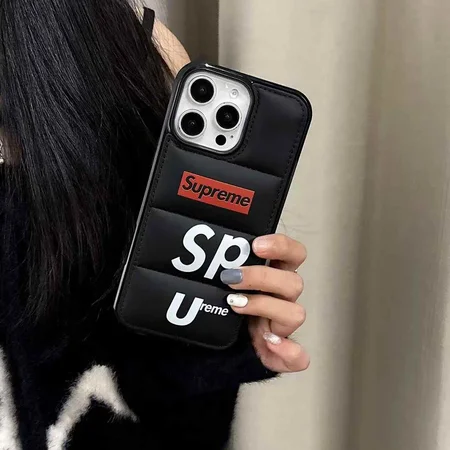 supreme leather iphone case