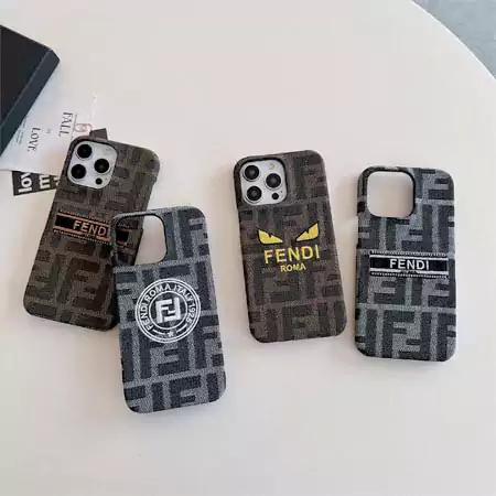 fendi embroidered fabric iphone case