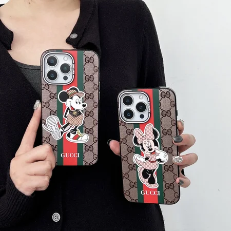 gucci mickey and minnie iphone case