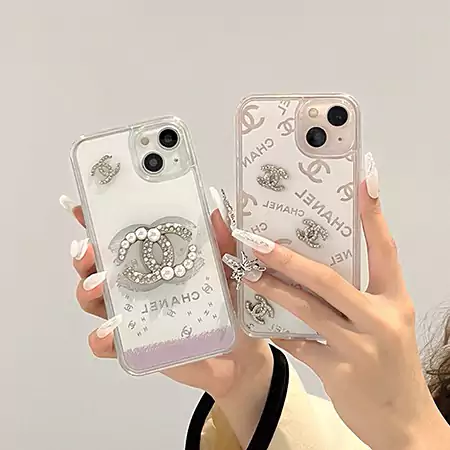 chanel diamond - embellished logo iphone case