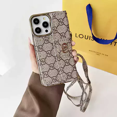 louis vuitton rivet leather label crossbody card holder iphone case