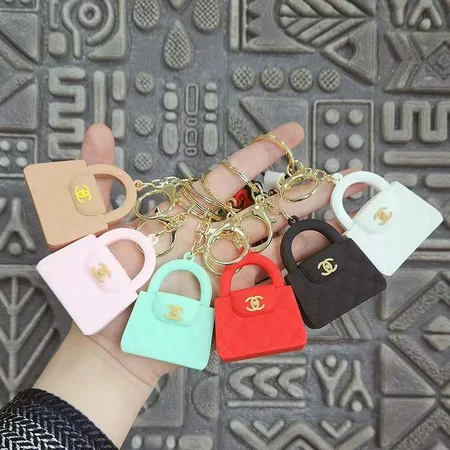 Chanel mini bag - shaped keychain